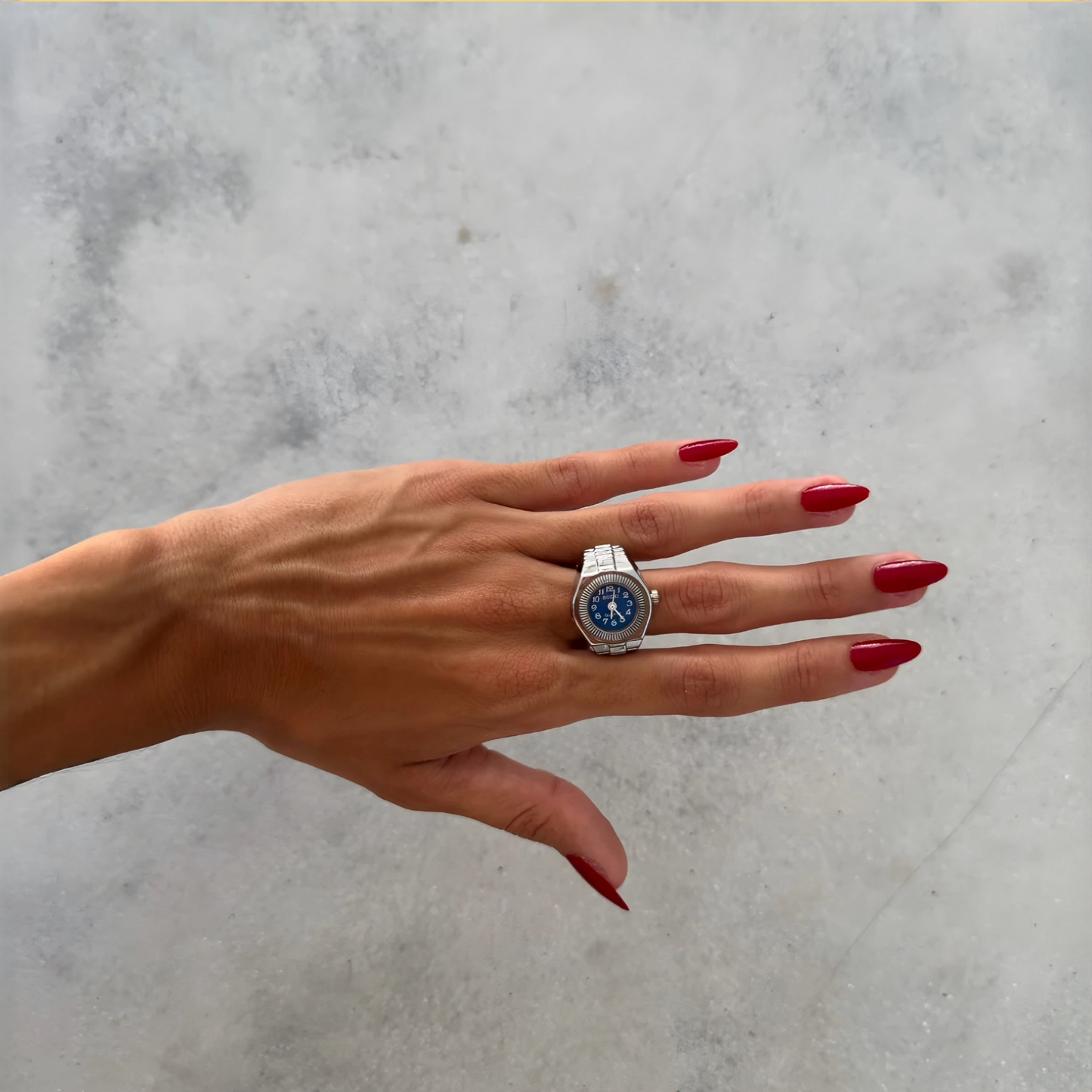 Silver Chrono Ring | Bleu
