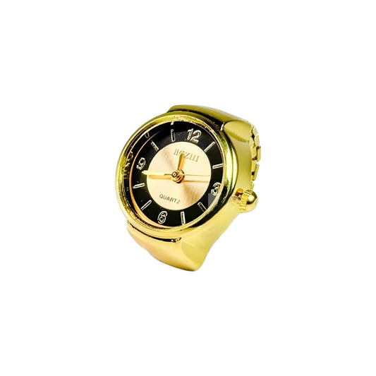 Gold Number Ring | Gold And Black